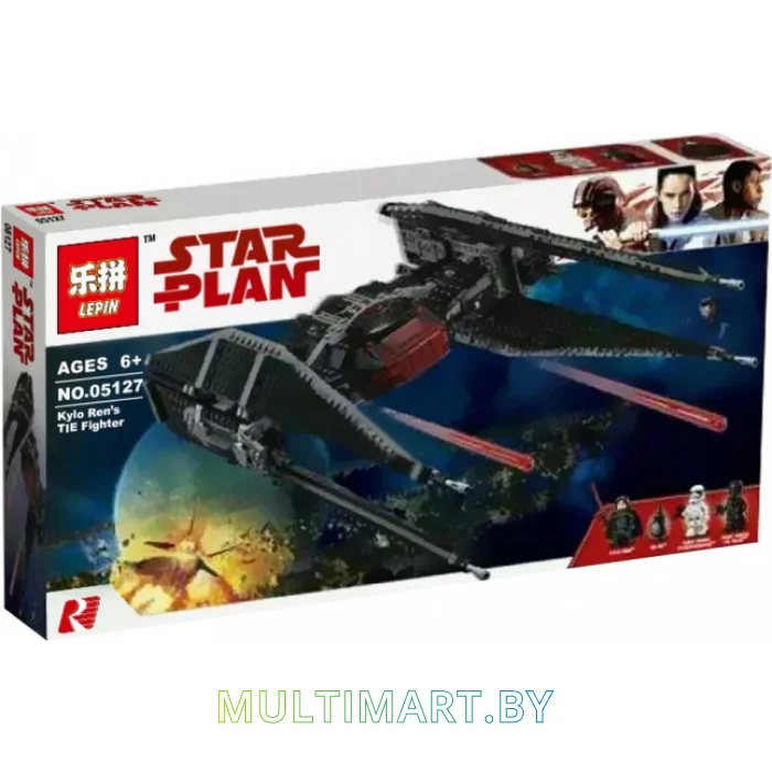 Конструктор Lepin 05127 Истребитель СИД Кайло Рена (705 деталей)